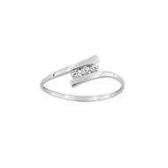 Bague Femme - Oxyde de zirconium - Or 9 Carats