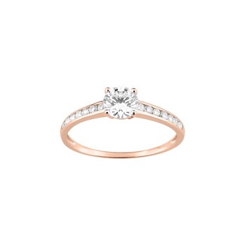 Bague Femme - Oxyde de zirconium - Or 9 Carats
