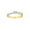 Bague Femme - Oxyde de zirconium - Or 9 Carats - vue V1