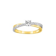 Bague Femme - Oxyde de zirconium - Or 9 Carats