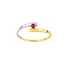 Bague femme - rubis - Or 9 Carats - vue V1