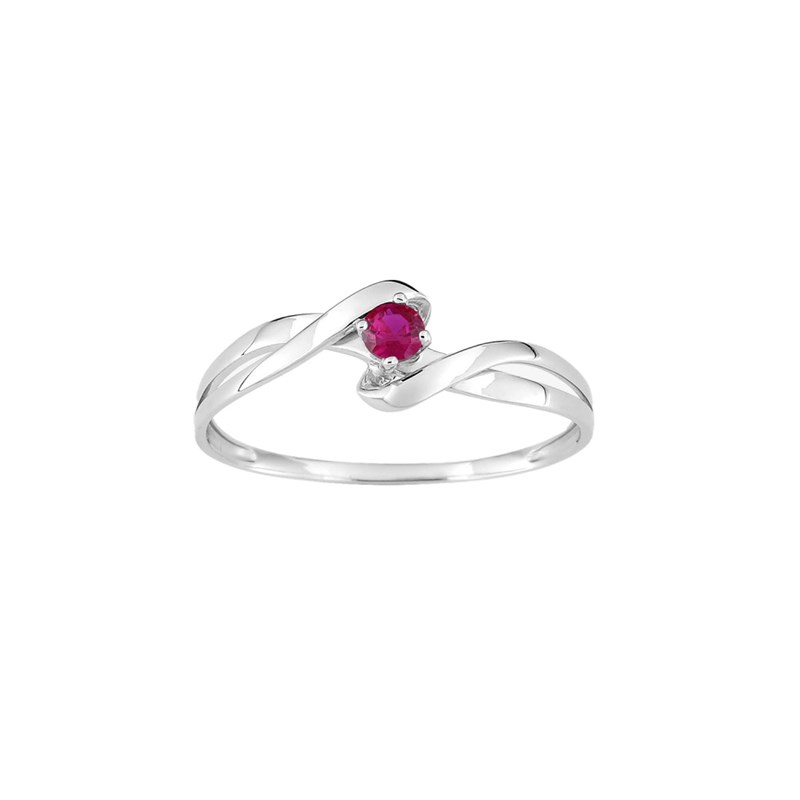 Bague femme - rubis - Or 9 Carats