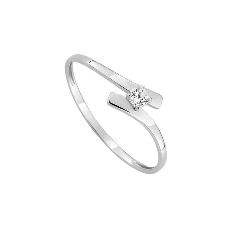 Bague Femme - Oxyde de zirconium - Or 9 Carats - vue 2