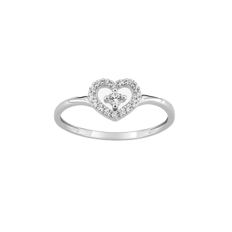 Bague Femme - Oxyde de zirconium - Or 9 Carats