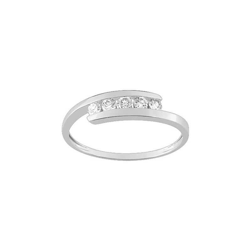 Bague Femme - Oxyde de zirconium - Or 9 Carats