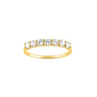 Bague femme - Oxyde de zirconium - Or 9 Carats