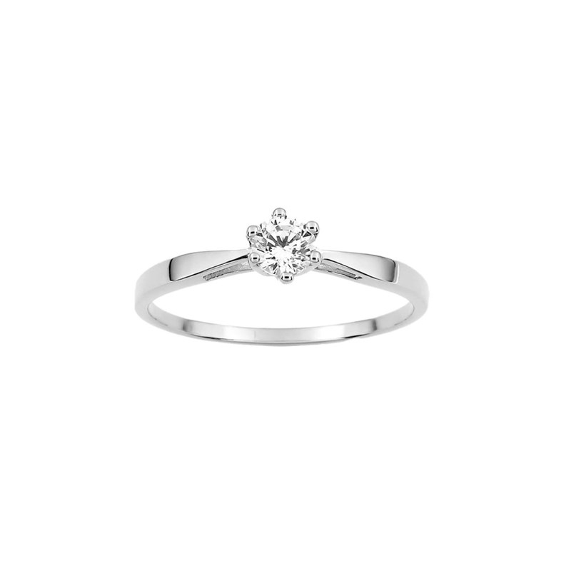 Bague femme - Oxyde de zirconium - Or 9 Carats