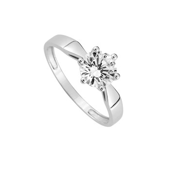 Bague femme - Oxyde de zirconium - Or 9 Carats