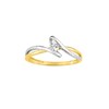 Bague femme - Oxyde de zirconium - Or 9 Carats - vue V1