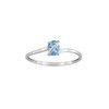 Bague femme - topaze - Or 9 Carats - vue V1