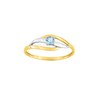 Bague femme - topaze - Or 9 Carats - vue V1