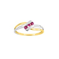 Bague femme - Rubis - Or 9 Carats