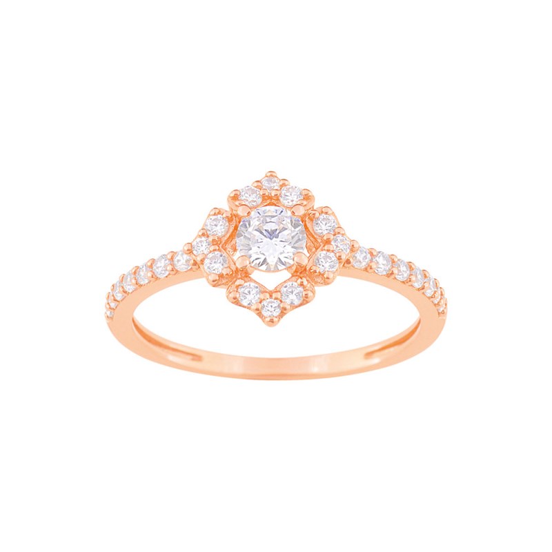 Bague femme - Or rose - Or 9 Carats