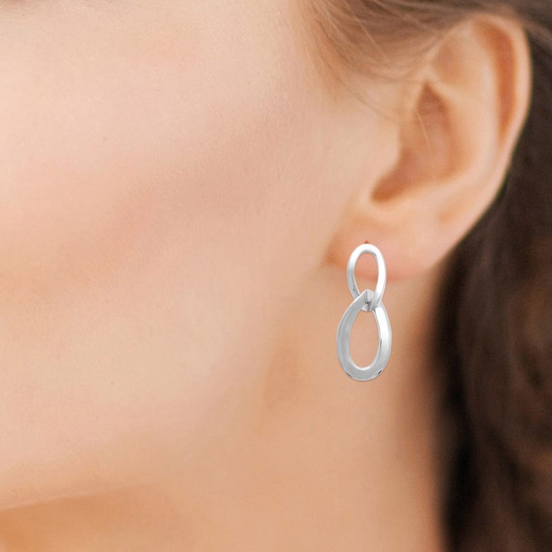 Boucles d'oreilles Femme - Argent 925 - vue 3