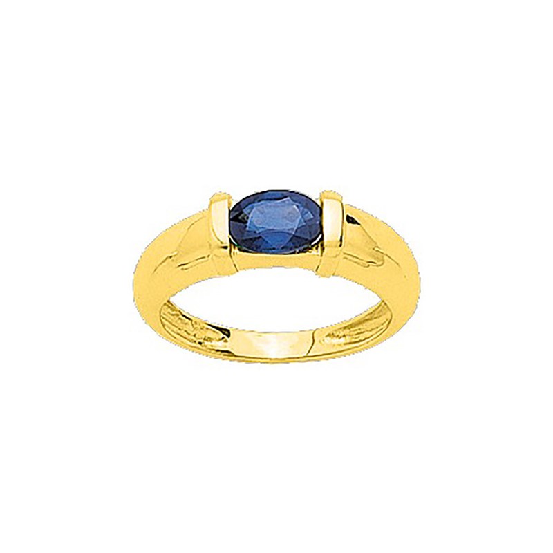 Bague Femme - saphir - Or 18 Carats