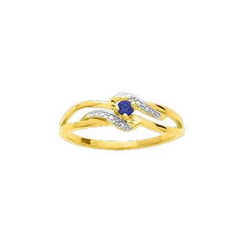 Bague Femme - saphir - Or 18 Carats