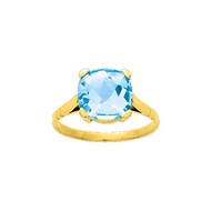 Bague Femme - topaze - Or 18 Carats