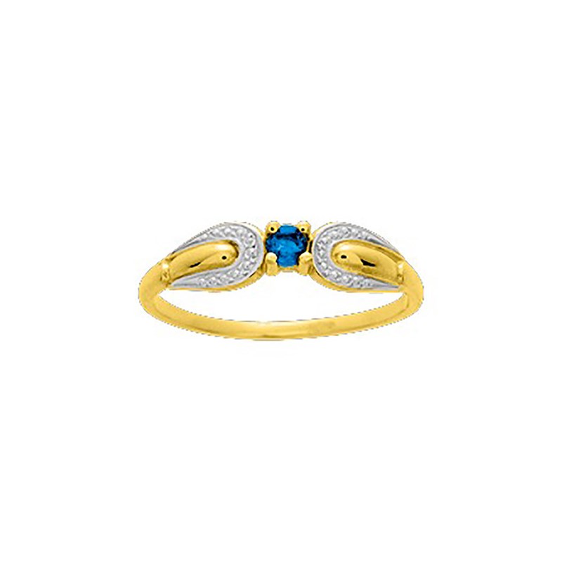 Bague Femme - saphir - Or 18 Carats