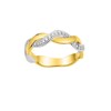 Bague Femme - Or 18 Carats - Diamant 0.11 Carats - vue V1