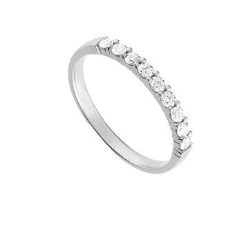 Bague Femme - Or 18 Carats - Diamant 0.30 Carats