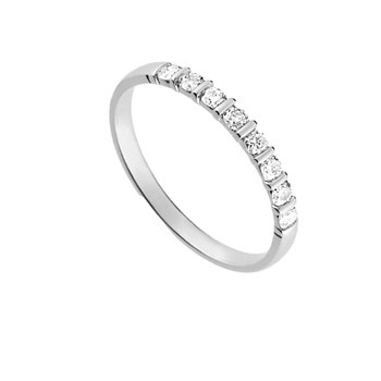 Bague Femme - Or 18 Carats - Diamant 0.25 Carats