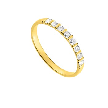 Bague Femme - Or 18 Carats - Diamant 0.25 Carats