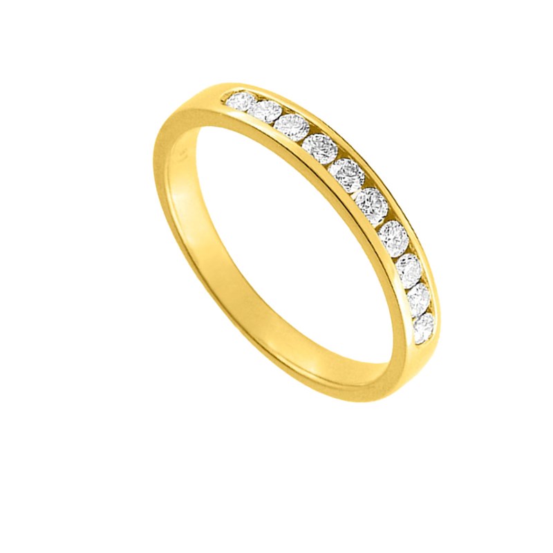 Bague Femme - Or 18 Carats - Diamant - vue 2