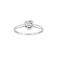 Bague Femme - Or 18 Carats - Diamant 0,03 Carats