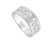 Bague Femme - Or 18 Carats - Diamant 0,01 Carats - vue V2