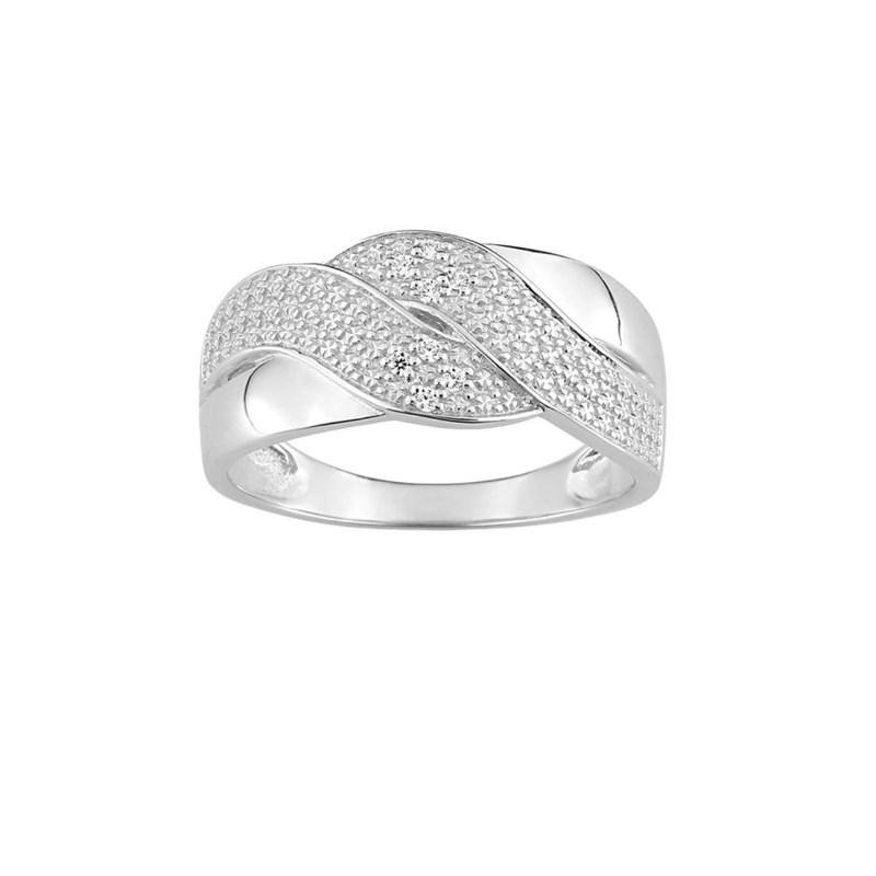 Bague Femme - Or 18 Carats - Diamant 0,04 Carats