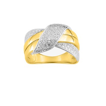 Bague Femme - Or 18 Carats - Diamant 0,05 Carats