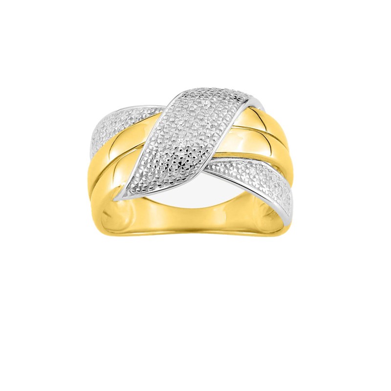 Bague Femme - Or 18 Carats - Diamant 0,05 Carats