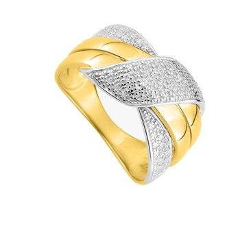 Bague Femme - Or 18 Carats - Diamant 0,05 Carats