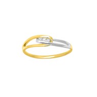 Bague Femme - Or 18 Carats - Diamant 0,03 Carats