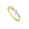 Bague Femme - Or 18 Carats - Diamant 0,03 Carats - vue V2