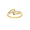 Bague Femme - Or 18 Carats - Diamant 0,02 Carats - vue V1