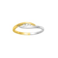 Bague Femme - Or 18 Carats - Diamant 0,05 Carats