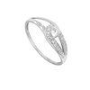 Bague Femme - Or 18 Carats - Diamant 0,01 Carats - vue V2