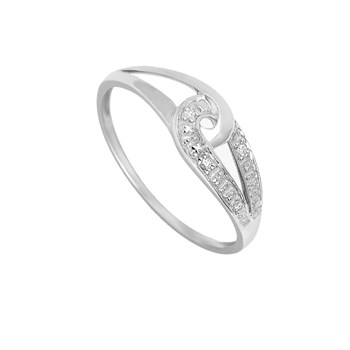 Bague Femme - Or 18 Carats - Diamant 0,01 Carats
