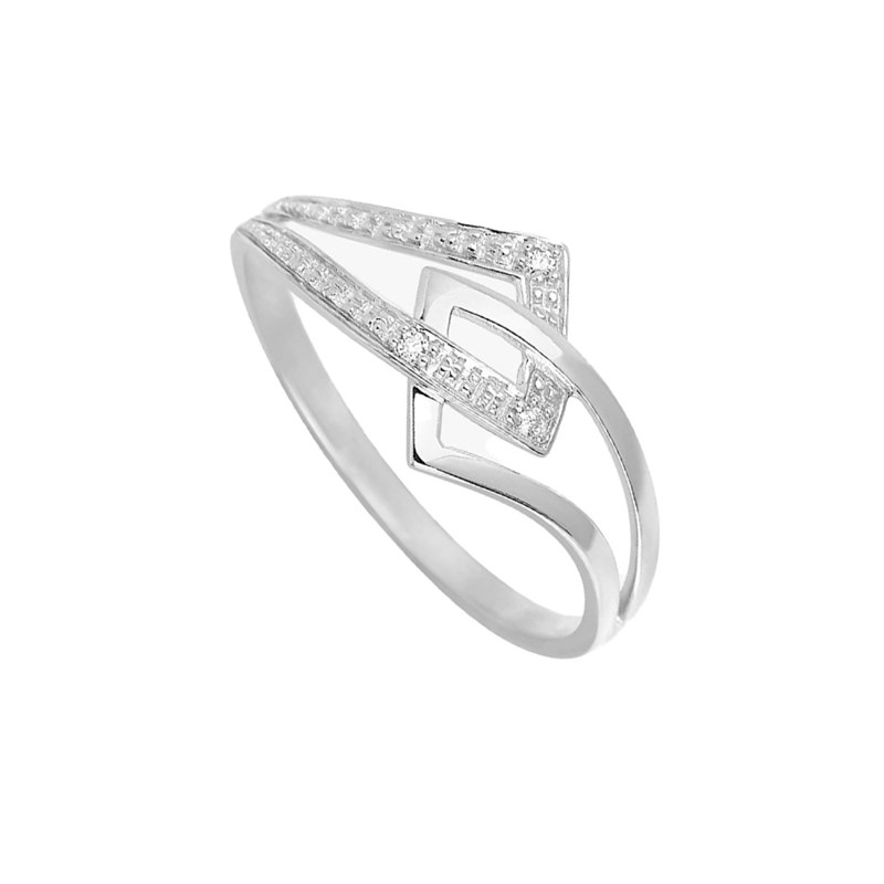 Bague Femme - Or 18 Carats - Diamant 0,01 Carats - vue 2