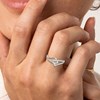 Bague Femme - Or 18 Carats - Diamant 0,01 Carats - vue V3