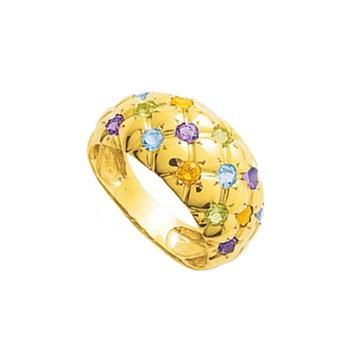 Bague Femme - pierres fines - Or 18 Carats