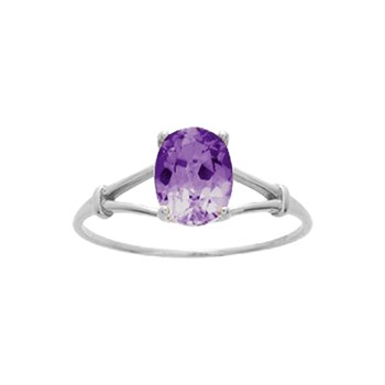 Bague Femme - améthyste - Or 18 Carats
