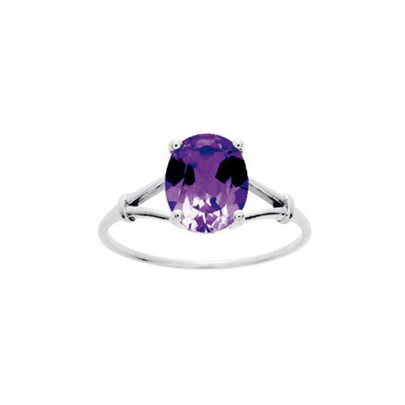 Bague Femme - améthyste - Or 18 Carats