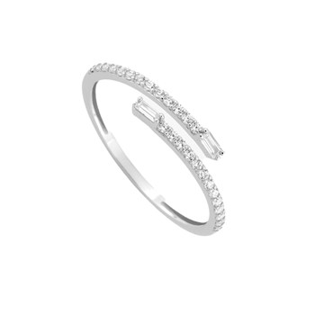 Bague Femme - Oxyde de zirconium - Or 18 Carats