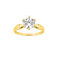 Bague Femme - Oxyde de zirconium - Or 18 Carats