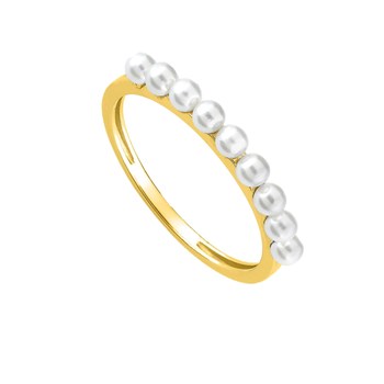 Bague Femme - perle - Or 18 Carats