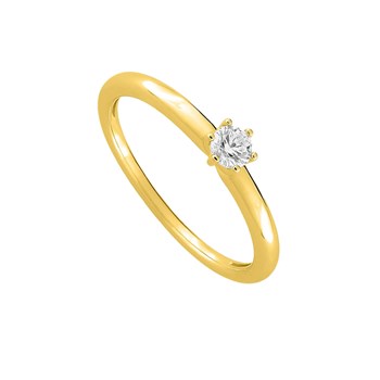 Bague Femme - Oxyde de zirconium - Or 18 Carats