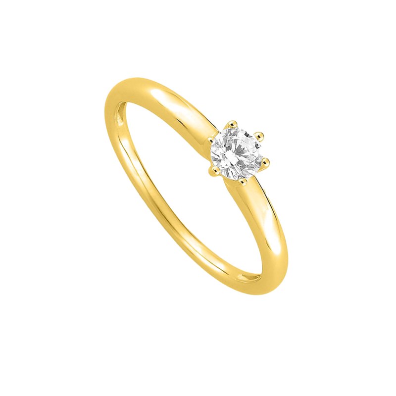 Bague Femme - Oxyde de zirconium - Or 18 Carats - vue 2