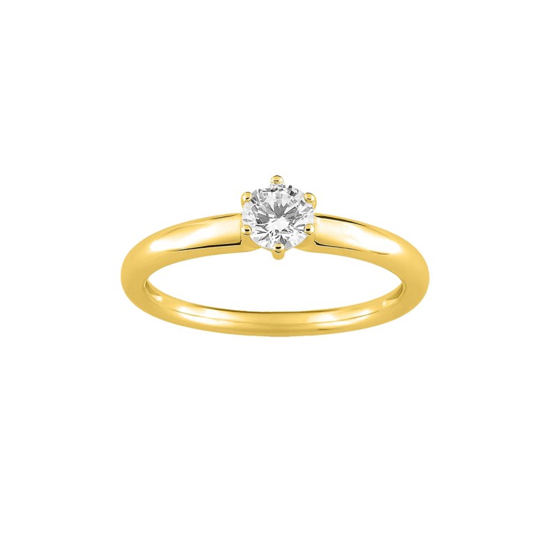 Bague Femme - Oxyde de zirconium - Or 18 Carats